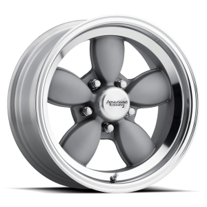 American Racing Vintage - American Racing Vintage VN504 17X9 BLANK Mag Gray Center With Mirror Lip|VN50479000400 - Image 2