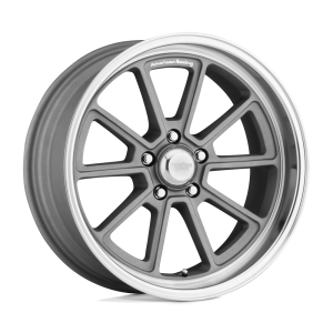 American Racing Vintage - American Racing Vintage VN510 DRAFT 18X10 5X5.0 Vintage Silver Diamond Cut Lip|VN51081050400 - Image 2