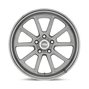 American Racing Vintage - American Racing Vintage VN510 DRAFT 18X10 5X5.0 Vintage Silver Diamond Cut Lip|VN51081050412 - Image 3