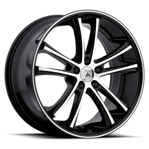 Asanti Black - Asanti Black ABL-1 PEGASI 22X10 5X112 Machined Face Black Lip|ABL1-22105638MB - Image 2