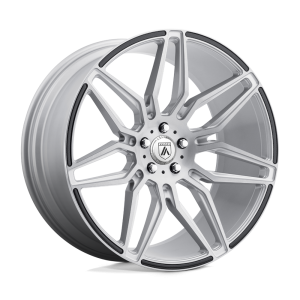 Asanti Black - Asanti Black ABL-11 SIRIUS 20X8.5 BLANK Brushed Silver Carbon Fiber Insert|ABL11-20850038SL - Image 2