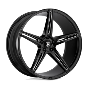 Asanti Black - Asanti Black ABL-22 ALPHA 5 20X10.5 5X120 Gloss Black Milled|ABL22-20055238BK - Image 2