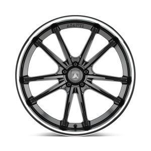 Asanti Black - Asanti Black ABL-23 SIGMA 22X10.5 5X112 Gloss Black Chrome Lip|ABL23-22055635BK - Image 3
