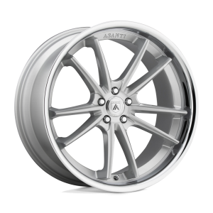 Asanti Black - Asanti Black ABL-23 SIGMA 22X10.5 BLANK Brushed Silver Chrome Lip|ABL23-22050035SL - Image 2
