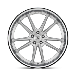 Asanti Black - Asanti Black ABL-23 SIGMA 22X10.5 BLANK Brushed Silver Chrome Lip|ABL23-22050035SL - Image 3
