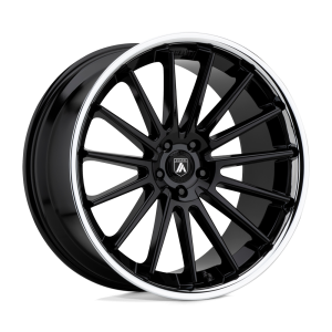 Asanti Black - Asanti Black ABL-24 BETA 22X9 5X120 Gloss Black Chrome Lip|ABL24-22905232BK - Image 2