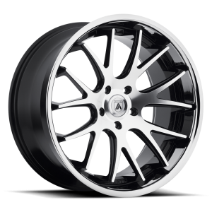 Asanti Black - Asanti Black ABL-3 CASTOR 20X8.5 5X115 Machined Face Ss Lip|ABL3-20851515MS - Image 2