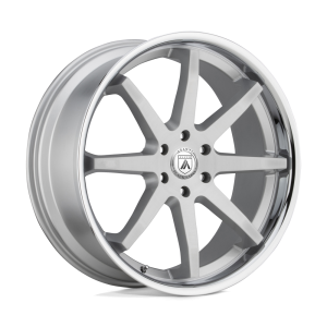 Asanti Black - Asanti Black ABL-32 KAISER 20X9 5X4.5 Brushed Silver Chrome Lip|ABL32-29012430 - Image 2