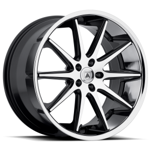 Asanti Black - Asanti Black ABL-4 CAPELLA 22X10 5X115 Machined Face Ss Lip|ABL4-22101520MS - Image 2