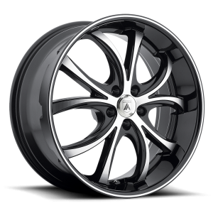 Asanti Black - Asanti Black ABL-8 ELEKTRA 22X9 5X112 Machined Face Black Lip|ABL8-22905638MB - Image 2