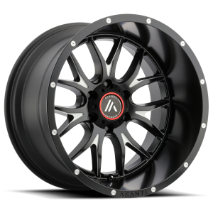 Asanti Off Road - Asanti Off Road AB807 CARBINE 20X12 6X5.5 Satin Black Milled|AB807-20126844NBM - Image 2