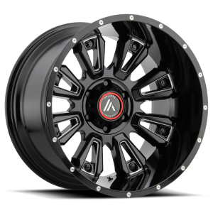 Asanti Off Road - Asanti Off Road AB808 BLACKHAWK 22X12 8X170 Gloss Black Milled|AB808-22128744NGB - Image 2