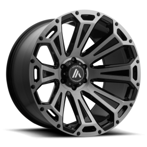 Asanti Off Road - Asanti Off Road AB813 CLEAVER 22X10 8X170 Black-Brushed|AB813-221087BB12N - Image 2