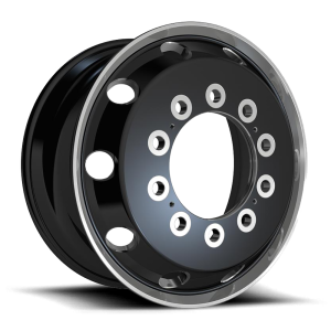 ATX - ATX AO404 JOURNEY 22.5X9 10X11.25 Satin Black With Polished Lip - Front & Rear Inner|AO40422910904H - Image 2