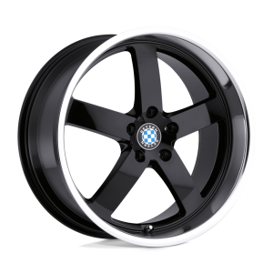 Beyern - Beyern RAPP 17X8 5X120 Gloss Black W/ Mirror Cut Lip|1780BYR355120B72 - Image 2