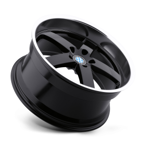 Beyern - Beyern RAPP 17X8 5X120 Gloss Black W/ Mirror Cut Lip|1780BYR355120B72 - Image 3