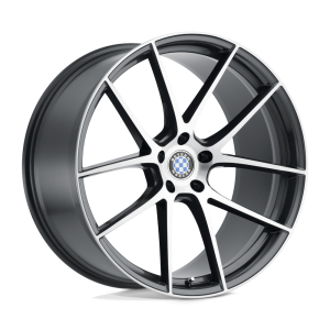 Beyern - Beyern RITZ 22X10.5 5X120 Gloss Gunmetal W/ Brushed Face|2205BFT325120G72 - Image 2