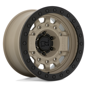 Black Rhino - Black Rhino AVENGER BEADLOCK 17X8.5 5X5.0 Desert Sand W/ Black Hardware|1785AVG-25127D71 - Image 2