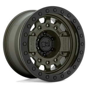 Black Rhino - Black Rhino AVENGER BEADLOCK 17X8.5 6X5.5 Olive Drab Green W/ Black Hardware|1785AVG006140N12 - Image 2