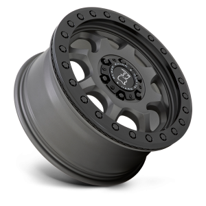 Black Rhino - Black Rhino VENTURE BEADLOCK 17X8 6X130 Matte Gunmetal With Black Hardware|1780VTR386130G84 - Image 3