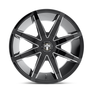 DUB 1PC - DUB 1PC S109 PUSH 20X8.5 BLANK Gloss Black Milled|S109208500+34D - Image 4
