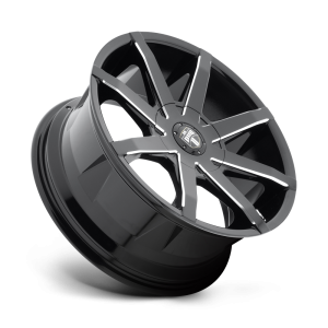 DUB 1PC - DUB 1PC S109 PUSH 22X9.5 BLANK Gloss Black Milled|S109229500+20D - Image 3