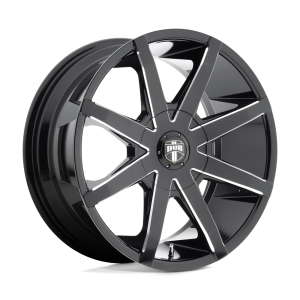 DUB 1PC - DUB 1PC S109 PUSH 24X9.5 BLANK Gloss Black Milled|S109249500+10D - Image 2