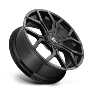 DUB 1PC - DUB 1PC S208 ROYALTY 22X9.5 BLANK Gloss Black|S208229500+32D - Image 3
