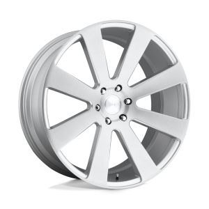 DUB 1PC - DUB 1PC S213 8-BALL 22X9.5 6X5.5 Gloss Silver Brushed|S213229577+20 - Image 2