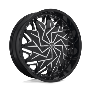 DUB 1PC - DUB 1PC S231 DAZR 26X9 5X4.5/120 Gloss Black Milled|S231269052+25 - Image 2
