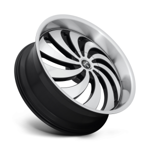 DUB 1PC - DUB 1PC S243 COJONES 24X9 BLANK Gloss Black Machined|S243249000+01D - Image 3