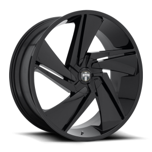 DUB 1PC - DUB 1PC S247 FADE 22X9.5 BLANK Gloss Black|S247229500+20D - Image 2