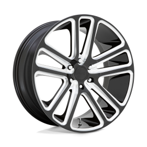 DUB 1PC - DUB 1PC S255 FLEX 22X9.5 5X5.0 Gloss Black Milled|S255229573+10 - Image 2