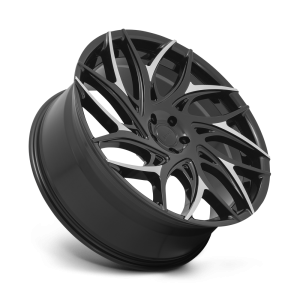 DUB 1PC - DUB 1PC S259 G.O.A.T. 22X9 5X4.5 Gloss Black With Machined Spokes|S259229065+35 - Image 3