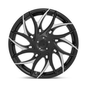 DUB 1PC - DUB 1PC S259 G.O.A.T. 22X9 5X4.5 Gloss Black With Machined Spokes|S259229065+35 - Image 4