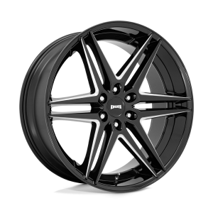 DUB 1PC - DUB 1PC S267 DIRTY DOG 26X10 6X5.5 Glossy Black Milled|S267260084+25 - Image 2