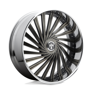 DUB 2PC - DUB 2PC S241 DAZED 24X9 5X4.75/5.0 Matte Black Double Dark Tint|S241249008+05 - Image 2