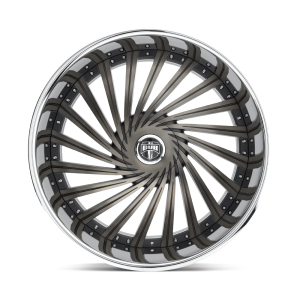 DUB 2PC - DUB 2PC S241 DAZED 24X9 5X4.75/5.0 Matte Black Double Dark Tint|S241249008+05 - Image 4