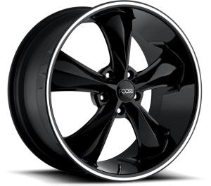 Foose 1PC - Foose 1PC F104 LEGEND 17X8 5X4.75 Gloss Black Milled|F10417806145 - Image 2