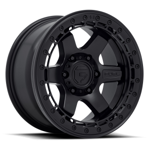 Fuel 1PC - Fuel 1PC D122 BLOCK BEADLOCK 17X8.5 6X135 Matte Black With Matte Black Ring|D12217858947 - Image 2