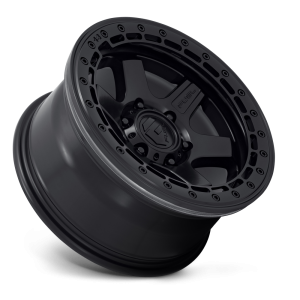 Fuel 1PC - Fuel 1PC D122 BLOCK BEADLOCK 17X8.5 6X135 Matte Black With Matte Black Ring|D12217858947 - Image 3