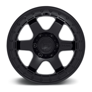 Fuel 1PC - Fuel 1PC D122 BLOCK BEADLOCK 17X8.5 6X135 Matte Black With Matte Black Ring|D12217858947 - Image 4