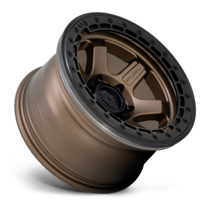 Fuel 1PC - Fuel 1PC D124 BLOCK BEADLOCK 17X8.5 6X5.5 Matte Bronze With Matte Black Ring|D12417858447 - Image 3
