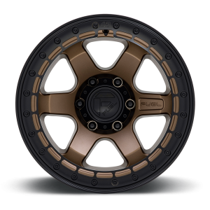 Fuel 1PC - Fuel 1PC D124 BLOCK BEADLOCK 17X8.5 6X5.5 Matte Bronze With Matte Black Ring|D12417858447 - Image 4