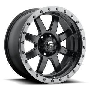 Fuel 1PC - Fuel 1PC D551 TROPHY 20X9 6X5.5 Matte Black Gun Metal Ring|D55120908350 - Image 2