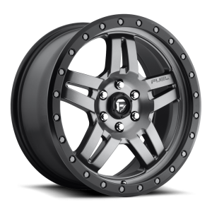 Fuel 1PC - Fuel 1PC D558 ANZA 15X8 5X4.5 Matte Gun Metal Black Bead Ring|D55815806537 - Image 2