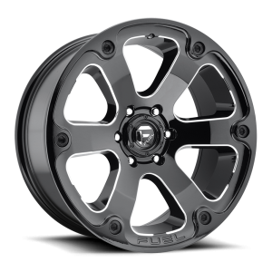 Fuel 1PC - Fuel 1PC D562 BEAST 20X10 6X135 Gloss Black Milled|D56220008947 - Image 2