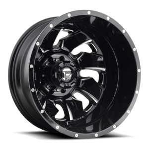 Fuel 1PC - Fuel 1PC D574 CLEAVER 20X8.25 8X6.5 Gloss Black Milled|D57420827245 - Image 2