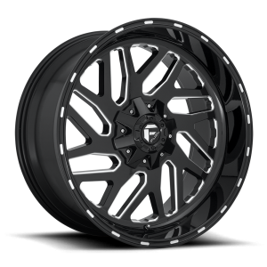Fuel 1PC - Fuel 1PC D581 TRITON 17X9 8X6.5 Gloss Black Milled|D58117908245 - Image 2