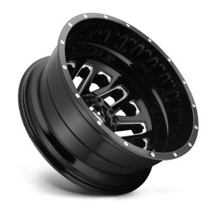 Fuel 1PC - Fuel 1PC D581 TRITON 22X8.25 8X200 Gloss Black Milled|D58122829235 - Image 3